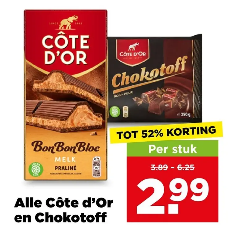 Aanbieding: Alle Côte d'Or en Chokotoff