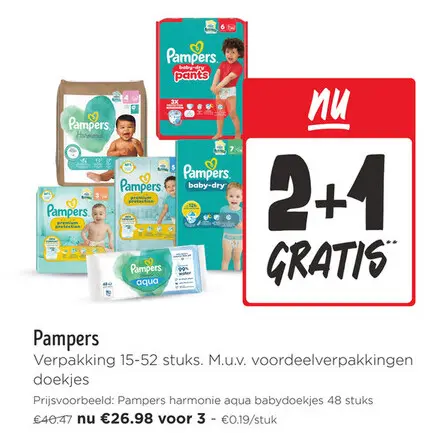 Promotie: Pampers