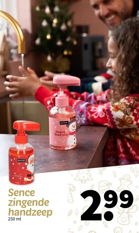 Aanbieding: zingende handzeep