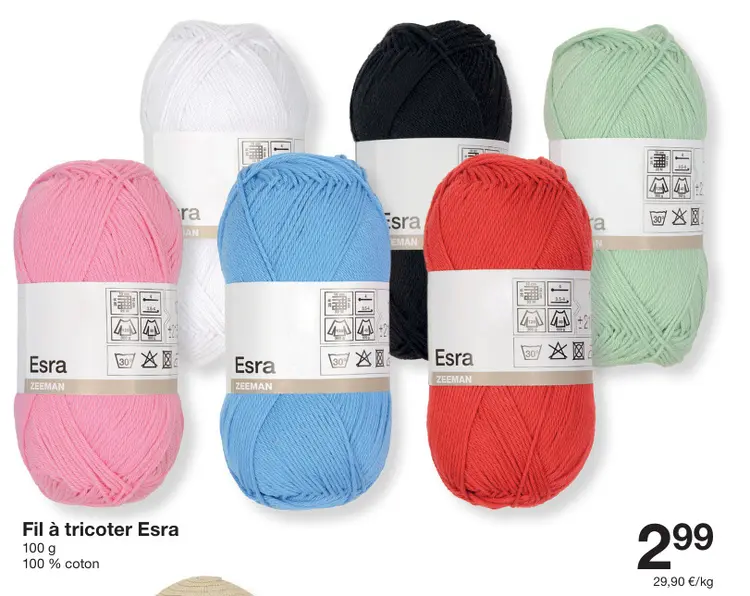 Offre: Fil à tricoter Esra