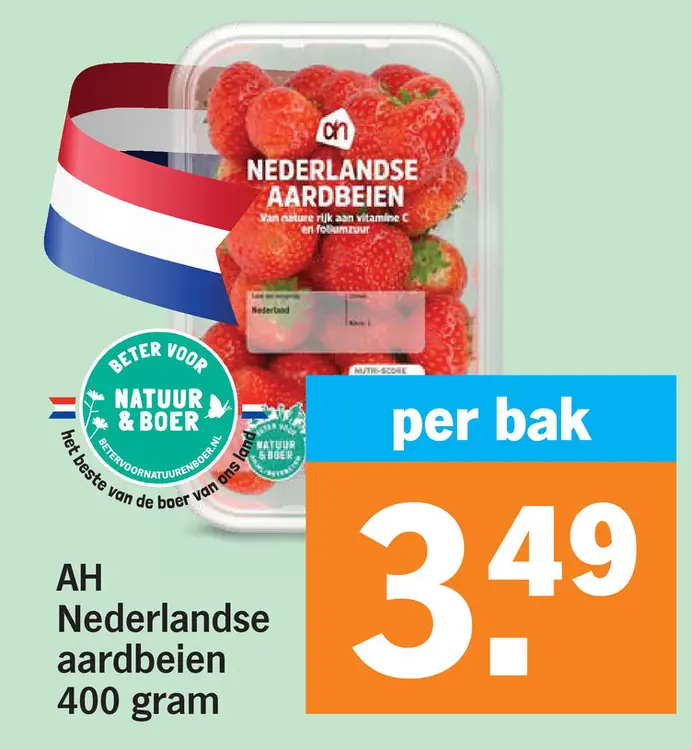 Aanbieding: Nederlandse aardbeien