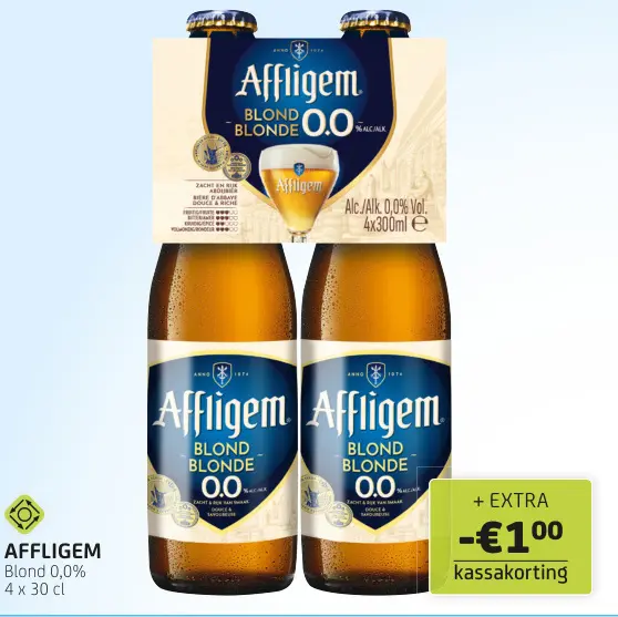 Aanbieding: Affligem Blond 0,0%