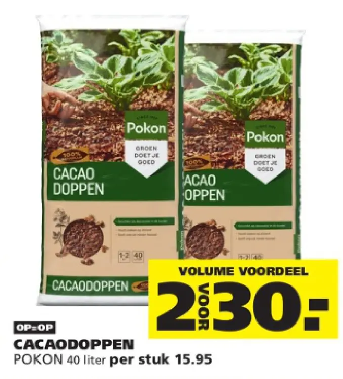 Aanbieding: Cacaodoppen