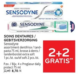 Offre: Sensodyne assortiment dentifrice / tandpasta 