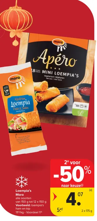 Promotie: Loempia's