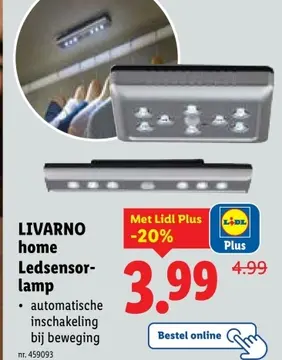 Aanbieding: LIVARNO home Ledsensor-lamp