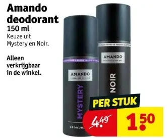 Aanbieding: Amando deodorant