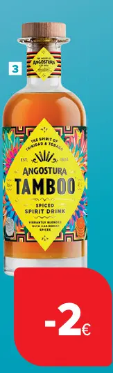 Promotie: Rum spiced Angostura Tamboo