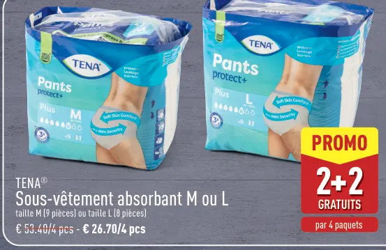 Offre: Sous-vêtement absorbant
