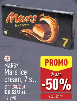 Aanbieding: Mars ice cream