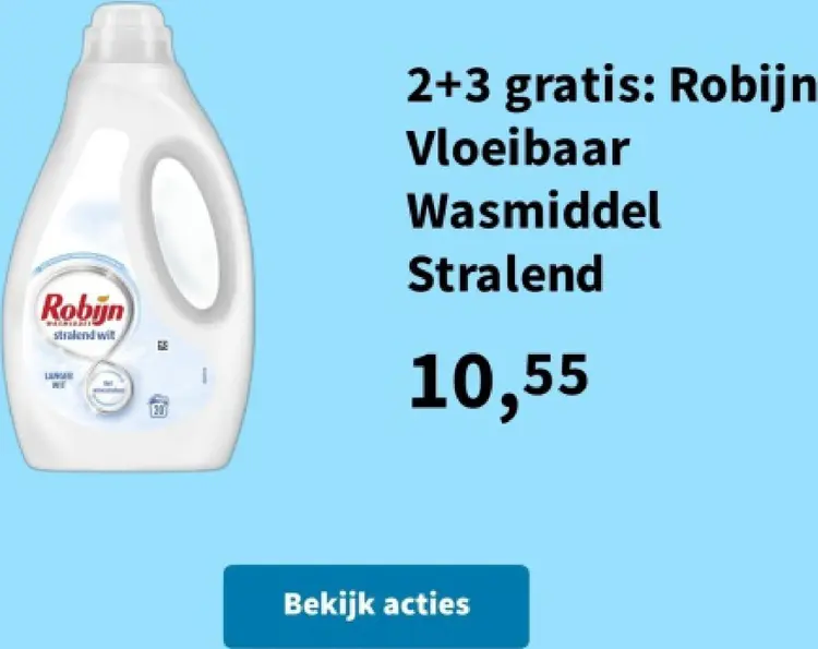 Promotie: Vloeibaar Wasmiddel Stralend