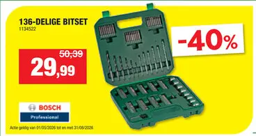 Promotie: 136-delige bitset
