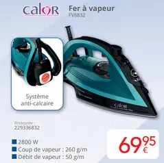Offre: Fer à vapeur FV6832