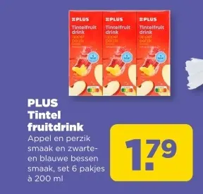 Aanbieding: Tintel fruitdrink