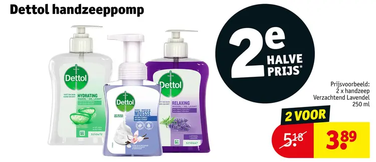 Promotie: Dettol handzeeppomp