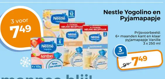Aanbieding: Nestle Yogolino en Pyjamapapje