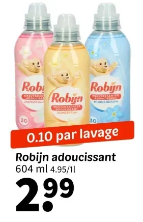 Offre: Robijn adoucissant