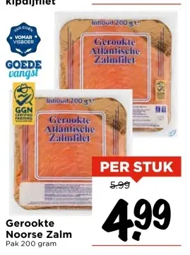 Aanbieding: Gerookte Noorse Zalm