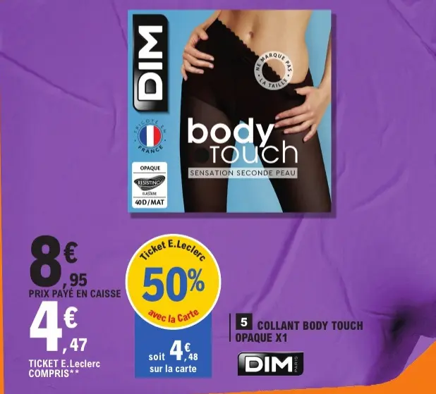 Aanbieding: Collant body touch