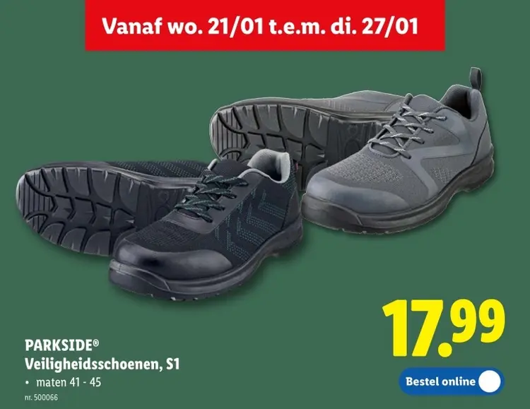 Promotie: Veiligheidsschoenen, S1