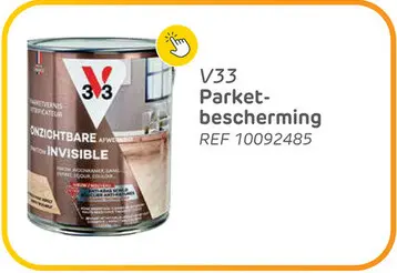 Aanbieding: V33 bescherming parket onzichtbaar 2,5l