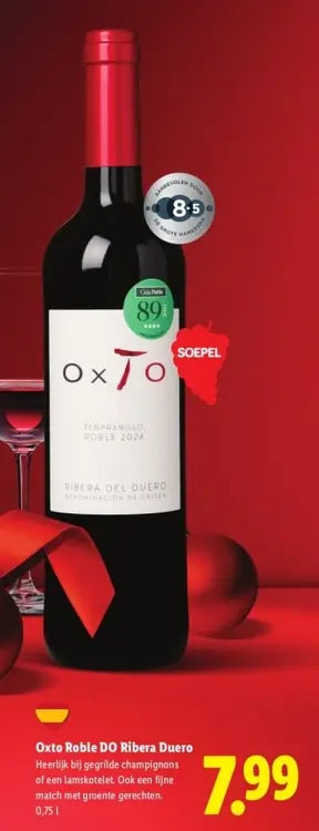 Aanbieding: Oxto Roble DO Ribera Duero