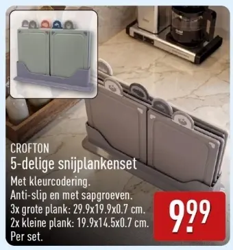 Aanbieding: 5-delige snijplankenset