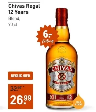 Aanbieding: Chivas Regal 12 Years