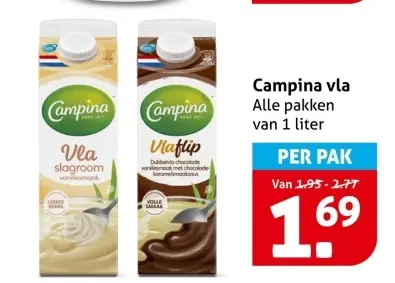 Aanbieding: vla