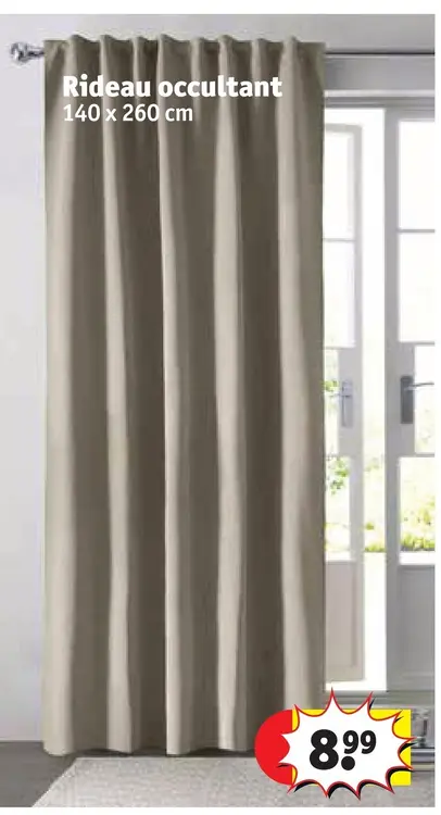 Offre: Rideau occultant