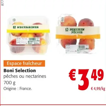 Offre: pêches ou nectarines