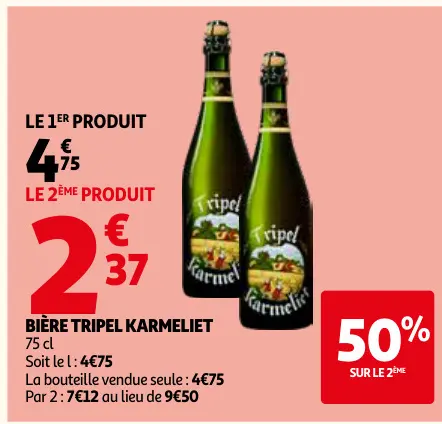 Promotie: Bière tripel Karmeliet