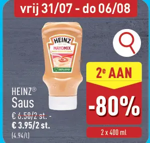 Promotie: Saus