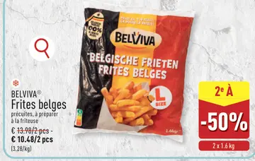 Offre: BELVIVA® Frites belges