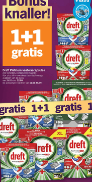 Aanbieding: Dreft Platinum vaatwascapsules