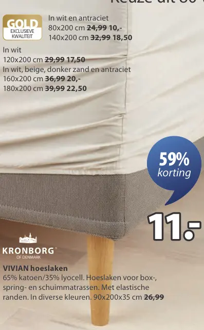 Aanbieding: VIVIAN hoeslaken