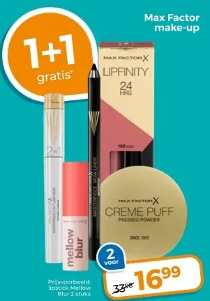 Aanbieding: Max Factor make-up