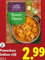 Aanbieding: Paneerkaas Indiase stijl