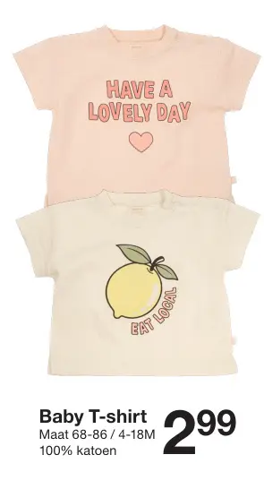 Promotie: Baby T-shirt