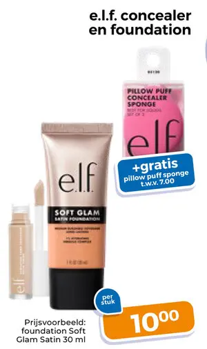 Aanbieding: e.l.f. concealer en foundation