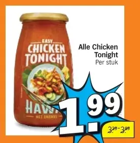 Aanbieding: Alle Chicken Tonight