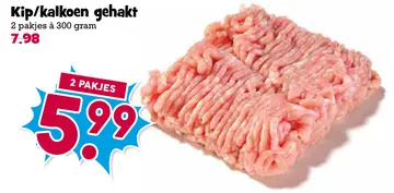 Aanbieding: Kip/kalkoen gehakt