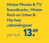 Aanbieding: Hitster Movies & TV Soundtracks, Hitster Rock en Urban & hip-hop uitbreidingsset