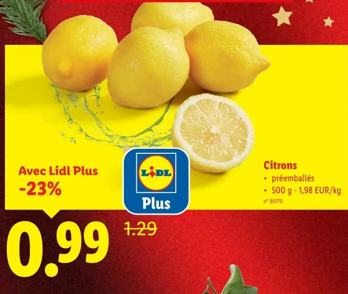 Offre: Citrons