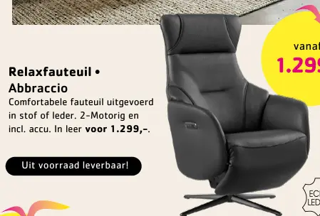 Promotie: Relaxfauteuil