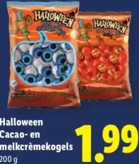 Aanbieding: Halloween Cacao- en melkcrèmekogels