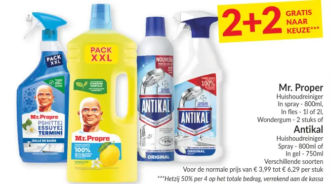 Promotie: Mr. Proper en Antikal