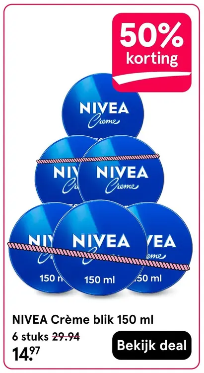 Aanbieding: Crème blik 150 ml