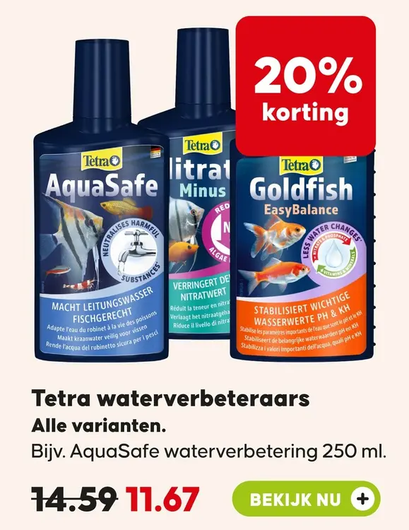 Aanbieding: Tetra waterverbeteraars