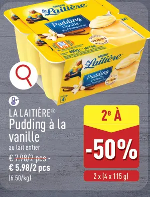 Offre: LA LAITIÈRE® Pudding à la vanille